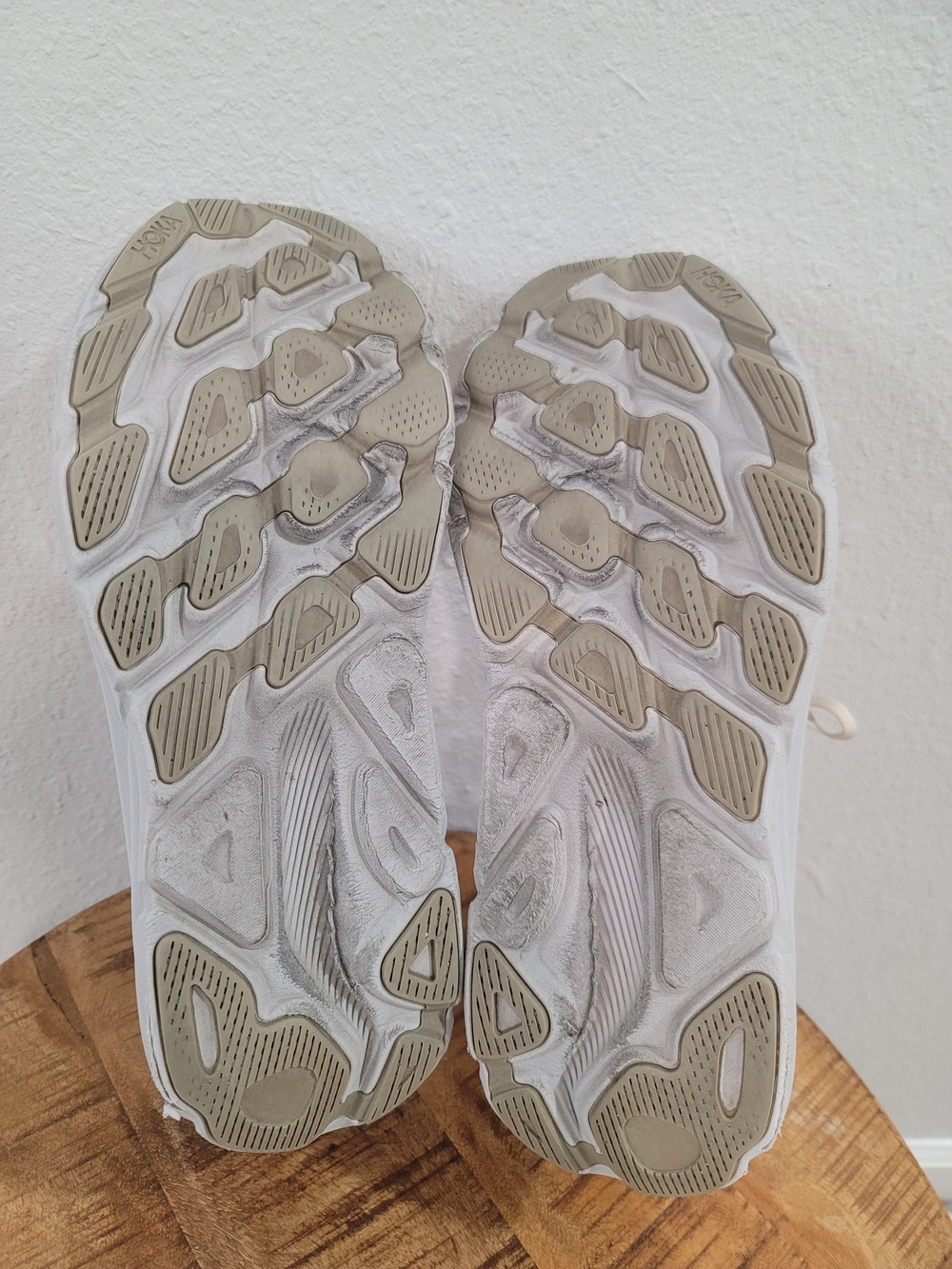HOKA Running Shoes in Light Beige - Picture 4 of 7